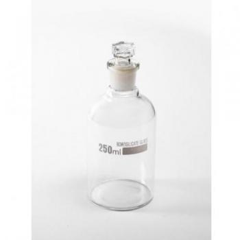 250mlボトルストッパー付 ガラス クリア キッチン用品 おしゃれ シンプル 高さ170