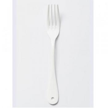 ブランシリーズ デザートフォーク キッチン用品 琺瑯 ホワイト カトラリー 長さ185