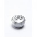 アルミケース エンブレム S おしゃれ シルバー 小物入れ アンティーク調 直径65