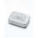 アルミレクタングルコンテナ ネコ M おしゃれ シルバー 小物入れ アンティーク調 幅110