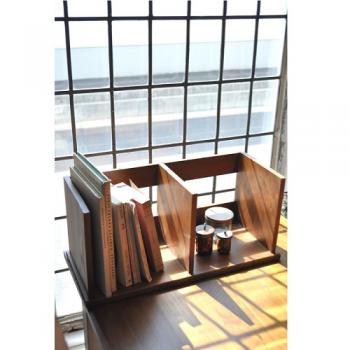 ブックスタンド 木製 ブラウン シンプル 卓上 使い易い ナチュラル おしゃれ 幅460