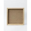 ディスプレイフレーム スクエア ライトブラウン 木製 ナチュラル おしゃれ 幅218