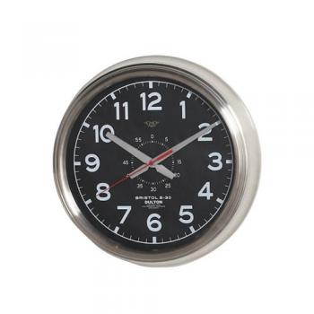 WALL CLOCK ''BRISTOL S-30'' BD 掛け時計 ブラック 直径30.5