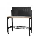 WORKBENCH BLACK ガルバナイズド かっこいい テーブル ガレージ 高さ147.5