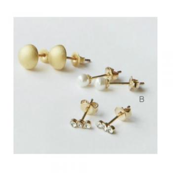 ピアス3セット デザイン ゴールド 真鍮 おしゃれ 通販