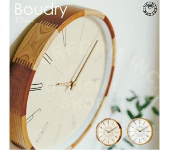 ブードリー 壁掛け時計 MX 木製 ウォールクロック ナチュラル おしゃれ 高さ30
