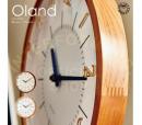 オラント 壁掛け時計 BN 木製 ウォールクロック ナチュラル おしゃれ 高さ30