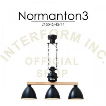 ノルマントン3 ペンダントライト クリア クリアボール球付き 天井照明 おしゃれ 高さ52