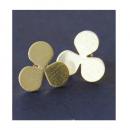 ピアス 三つ葉 デザイン ゴールド 真鍮 おしゃれ 通販