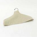 ハンガーカバー TWILLリネン ストライプ NT ベージュ ナチュラル 光沢 幅40