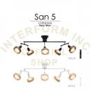 サン5 WH シーリングライト 電球別売り 天井照明 おしゃれ 木製 幅126