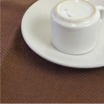 ランチマット KHADIソリーダ BR ブラウン 2枚セット シンプル コットン 幅42