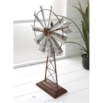 ラスティ・ロックウインドミル オブジェ アンティーク調 ディスプレイ おしゃれ 高さ54