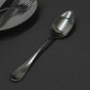 フロストステンレス リーフ ディナースプーン 6個セット シルバー ステンレス 上品 長さ21