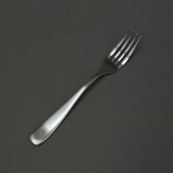 フロストステンレス カーム デザートフォーク 6個セット シルバー ステンレス 上品 長さ17