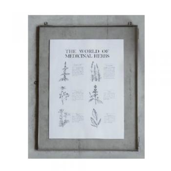 レプトス ハンギング フォトフレーム (L) SL シルバー アンティーク調 おしゃれ 幅30