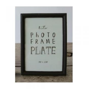 ピューター フォトフレーム プラット (L) BR ブラウン アンティーク調 おしゃれ 幅11.5