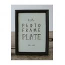 ピューター フォトフレーム プラット (L) BR ブラウン アンティーク調 おしゃれ 幅11.5