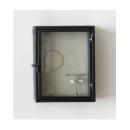 IRON コレクションフレーム リネンボード (S) BK ブラック アンティーク調 幅18