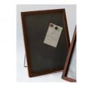 WOODフレーム マグネットボード (L) BR ブラウン アンティーク調 おしゃれ 幅30