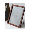 WOODフレーム マグネットボード (S) BR ブラウン アンティーク調 おしゃれ 幅25