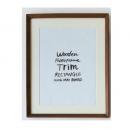 WOODEN フォトフレーム トリム レクタングル W/マットボード (L) おしゃれ 幅44.5