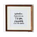 WOODEN フォトフレーム トリム スクエア W/マットボード おしゃれ 幅24