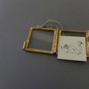 BRASS ミニ フレーム スクエア (L) GL ゴールド フォトフレーム おしゃれ 幅5.5