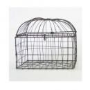 IRON ウィービング ワイヤーBOX レクタングル (S) アイアン シルバー おしゃれ 高さ16