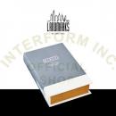 ランドマークス ブックボックス 収納ケース グレー MDF おしゃれ インテリア雑貨 高さ27