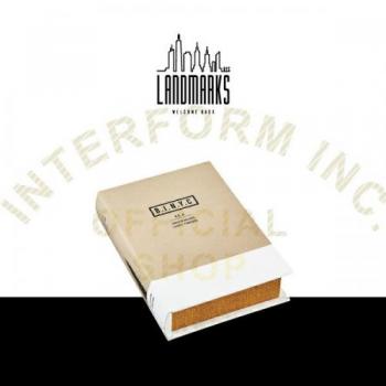 ランドマークス ブックボックス 収納ケース ベージュ MDF おしゃれ インテリア雑貨 高さ22