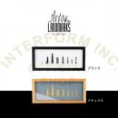 ランドマークス NA ブラウン アートフレーム S 木製 ガラス おしゃれ ディスプレイ 幅34