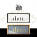 ランドマークス BK ブラック アートフレーム L 木製 ガラス おしゃれ ディスプレイ 幅55.4