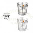 ロベルトワークス BK ハンドル バスケット かご ランドリーバスケット おしゃれ 直径25