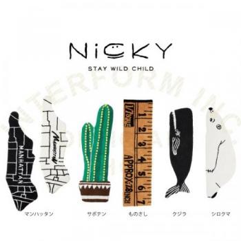 マンハッタン WH マット ラグ おしゃれ デザインカーペット ロングモチーフ 長さ130