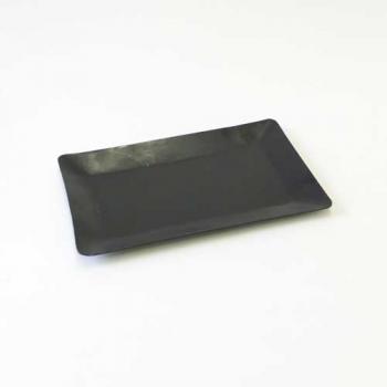 IRON フラットトレイ トリム (S) アンティーク調 シンプル アイアン ブラック 幅20