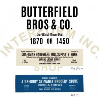 バターフィールドブロス&コー キッチンマット NV 180x45cm ナイロン ネイビー おしゃれ