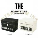 ザ・ノームスタッフ BK ストレージボックス 収納ボックス カジュアル ブラック 幅37