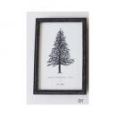 ピューター フォトフレーム コルダ (S) GY グレー おしゃれ 合成樹脂 ガラス 高さ14