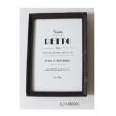 ピューター フォトフレーム レッタ レクタングル (L) ダークブラウン 合成樹脂 高さ19.5