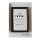 ピューター フォトフレーム レッタ レクタングル (S) ダークブラウン 合成樹脂 高さ17