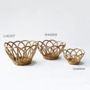 ARUROG ブルーム バスケット (S) ラタン ナチュラル おしゃれ ブラウン 直径23