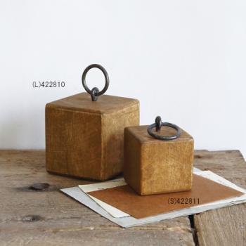ペーパーウェイト L 木製 文鎮 アンティーク調 通販