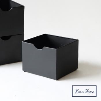 IRON スタッキング ワーク ドロワーBOXアイアン ブラック 収納ボックス