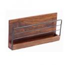 ウォールラックS アンティーク調 ダークブラウン 木製 おしゃれ 棚 シンプル DIY 幅34