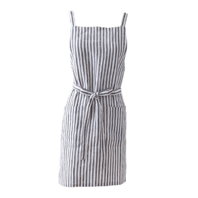 ストライプエプロン"