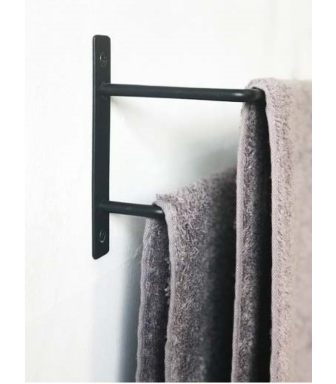 “アイアンダブルタオルホルダー”