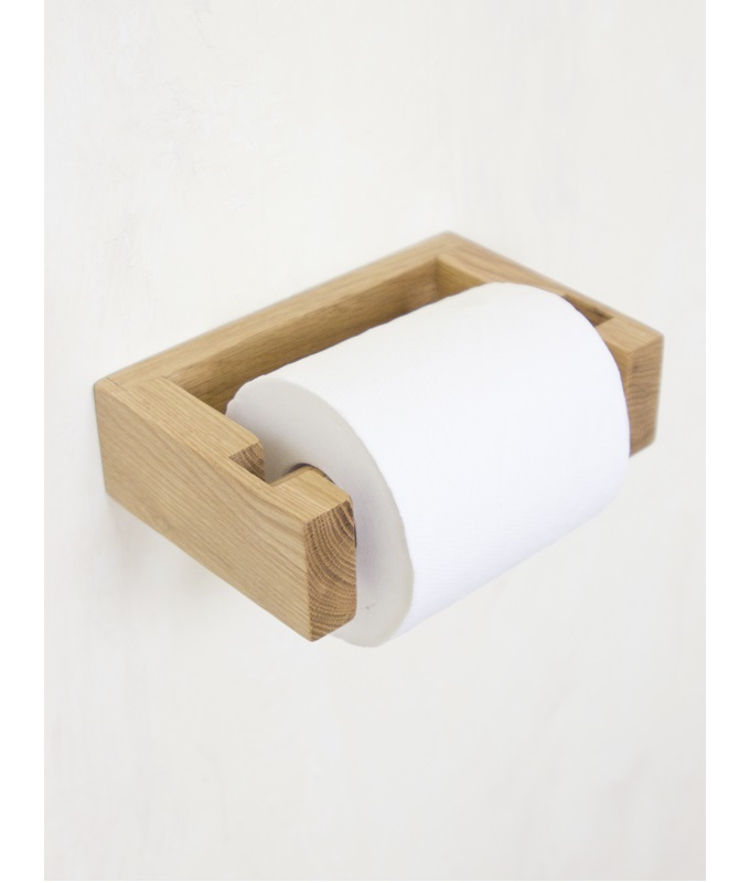 “オークトイレットペーパーホルダー”