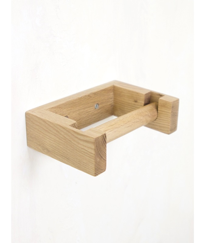 “オークトイレットペーパーホルダー”