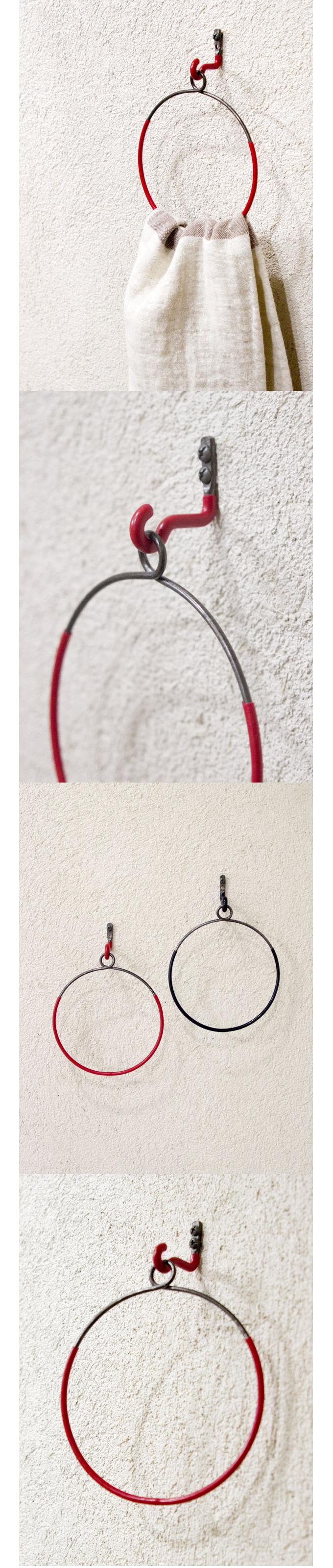 “ワイヤ-タオルハンガー